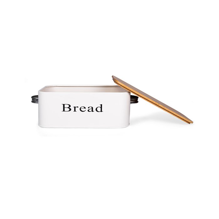 Набор из двух хлебниц Bread белого цвета - лучшие Емкости для хранения в INMYROOM