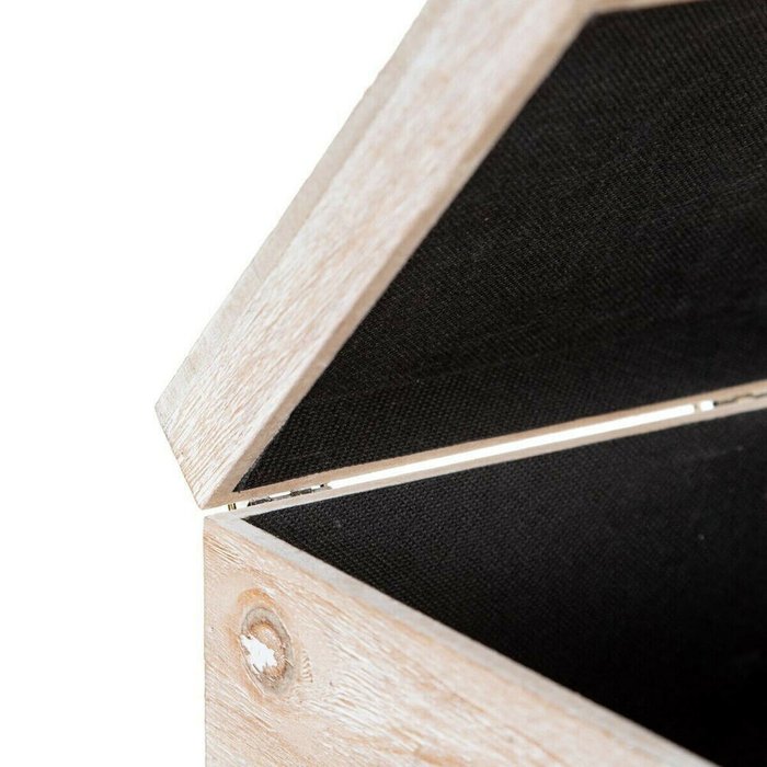 Декоративная коробка Листья ротанг 20 x 20 x 12 cm DMF (2 штук) - лучшие Декоративные коробки в INMYROOM