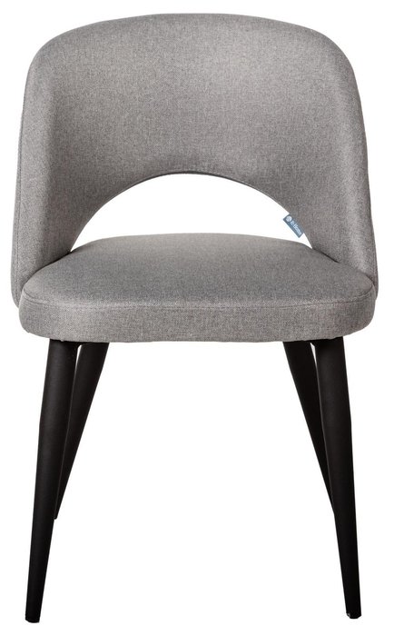 Стул Lars светло-серого цвета на черных ножках - купить Обеденные стулья по цене 8000.0