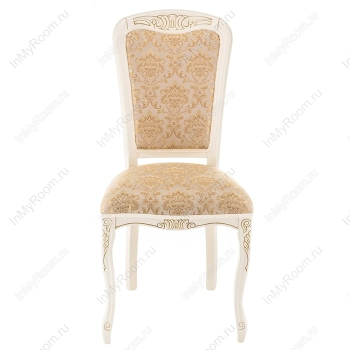 Обеденный стул Клето с бежевой обивкой - купить Обеденные стулья по цене 6350.0