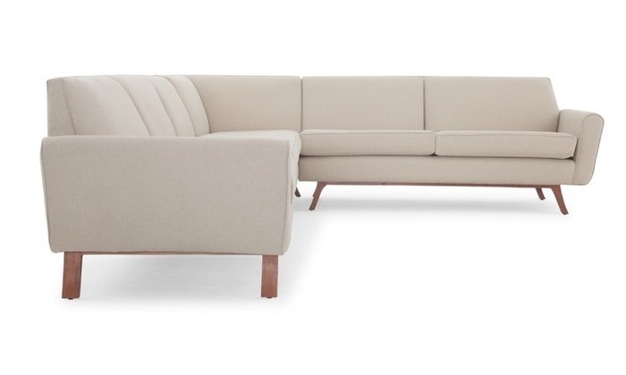 Модульный угловой диван бежевого цвета - лучшие Угловые диваны в INMYROOM