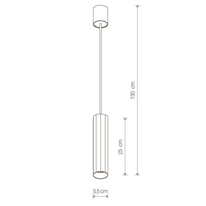 Подвесной светильник Poly из металла  - купить Подвесные светильники по цене 5540.0