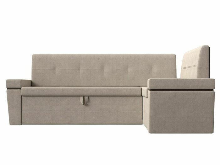 Угловой диван-кровать Деметра бежевого цвета правый угол - купить Угловые диваны по цене 44999.0