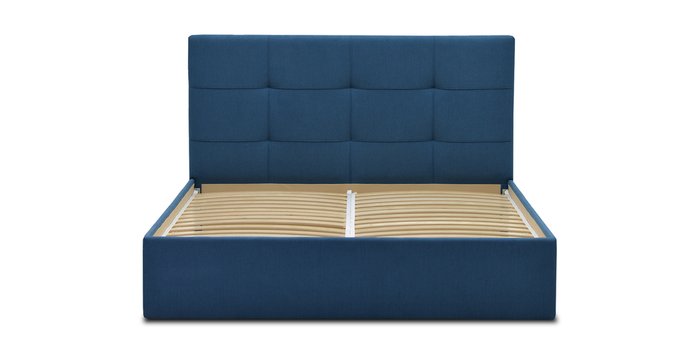 Кровать с основанием Келли 160х200 синего цвета - лучшие Кровати для спальни в INMYROOM