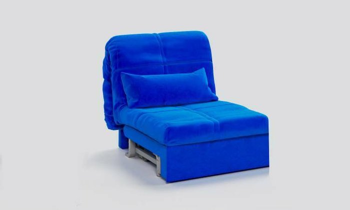 Кресло-кровать Федерико синего цвета