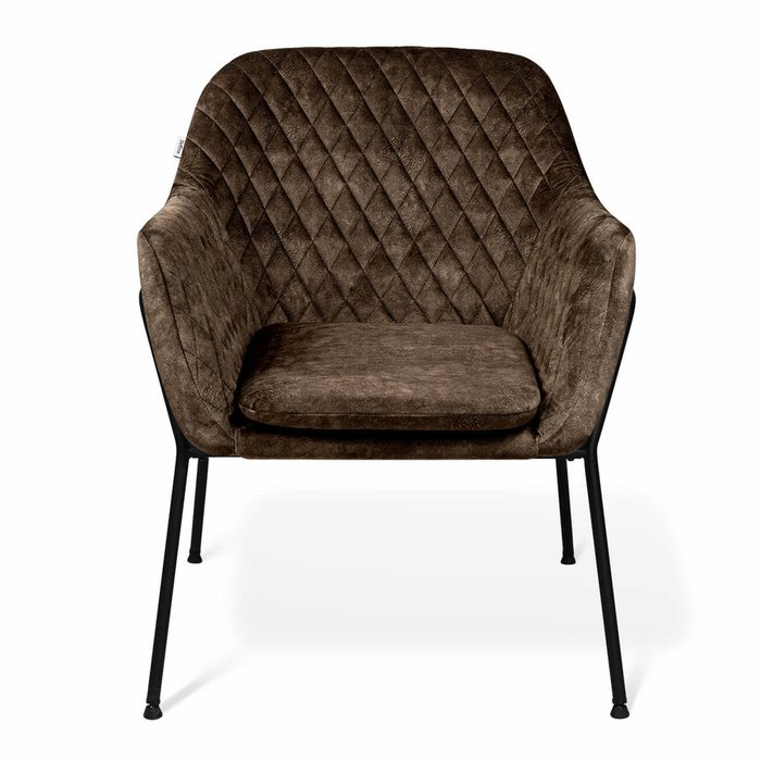Кресло Alfa коричневого цвета - купить Интерьерные кресла по цене 19125.0