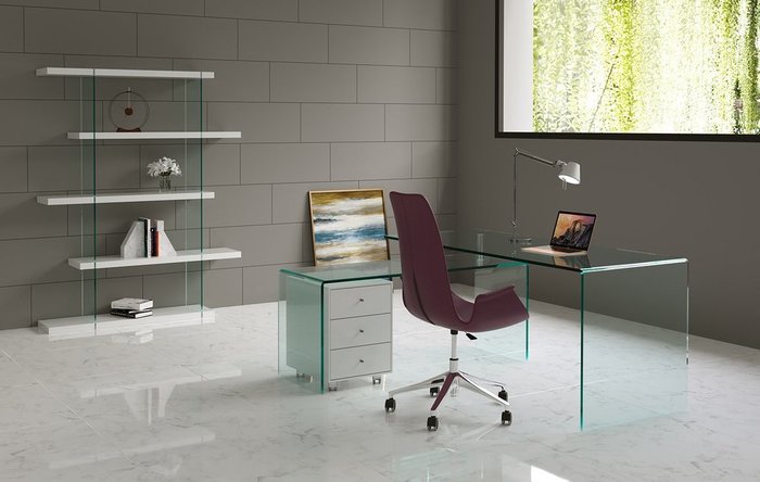 Кресло офисное Orchid фиолетового цвета - лучшие Офисные кресла в INMYROOM