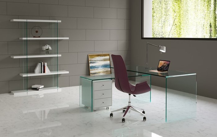 Кресло офисное Orchid фиолетового цвета - лучшие Офисные кресла в INMYROOM Кресло офисное Orchid фиолетового цвета - лучшие Офисные кресла в INMYROOM