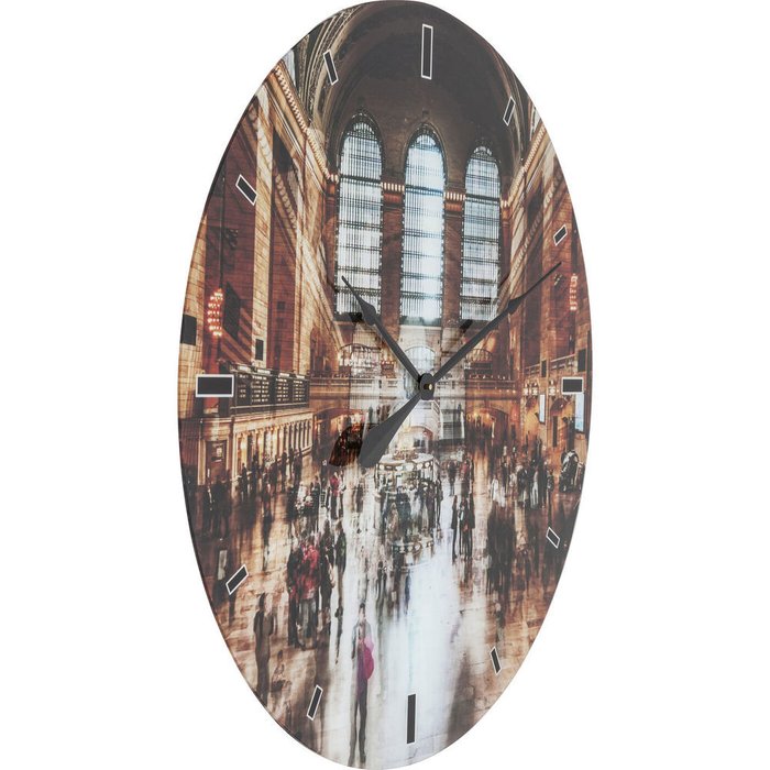 Часы настенные Grand Central Station с круглым циферблатом - купить Часы по цене 32580.0