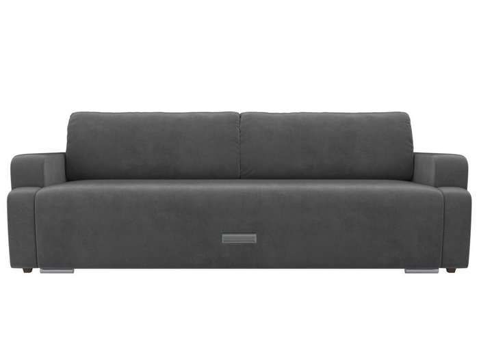 Прямой диван-кровать Ника серого цвета - купить Прямые диваны по цене 42999.0