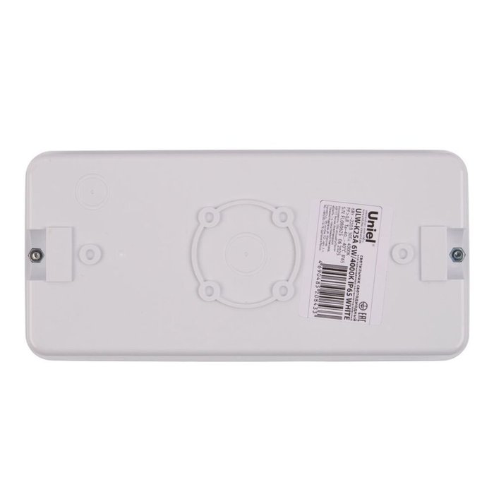 Накладной светильник ULW-K25A 6W/4000K IP65 WHITE (пластик, цвет прозрачный) - лучшие Потолочные светильники в INMYROOM Накладной светильник ULW-K25A 6W/4000K IP65 WHITE (пластик, цвет прозрачный) - лучшие Потолочные светильники в INMYROOM