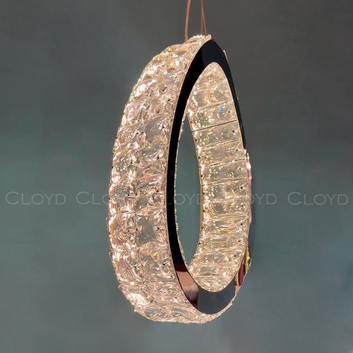 Подвесной светильник Cloyd INEZ P1 / выс. 32 см - хром - купить Подвесные светильники по цене 36539