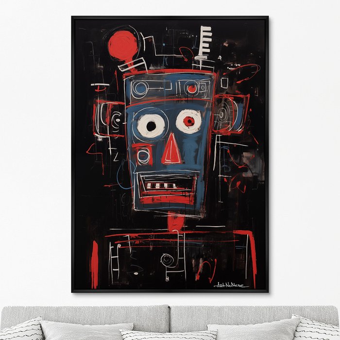 Репродукция картины Robots, the joy of being, No 2, 2024г. - купить Картины по цене 24999.0
