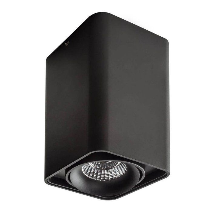 Потолочный светодиодный светильник  Monocco черного цвета