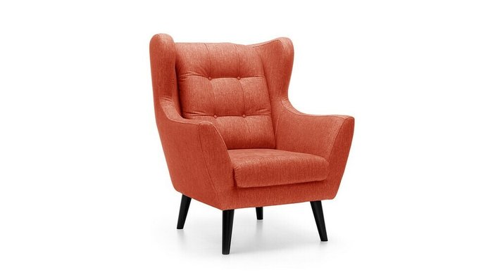 Кресло Ньюкасл красного цвета - лучшие Интерьерные кресла в INMYROOM