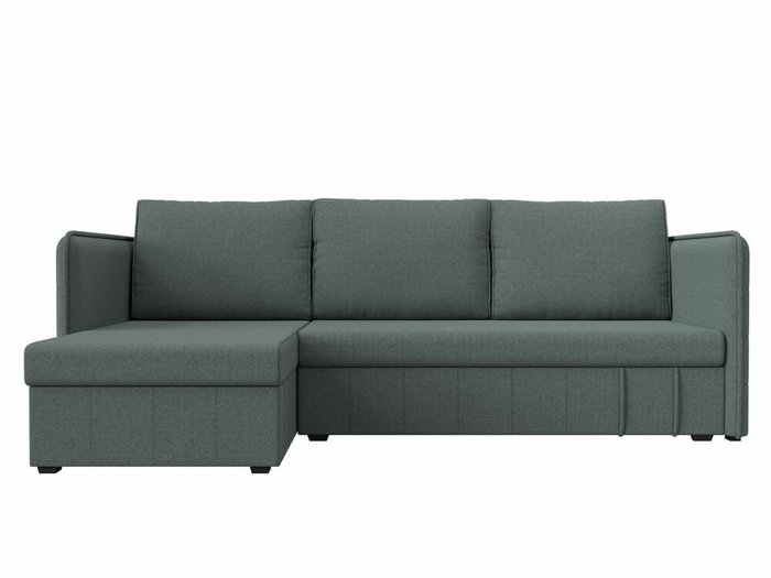 Угловой диван-кровать Слим серого цвета левый угол - купить Угловые диваны по цене 28999.0