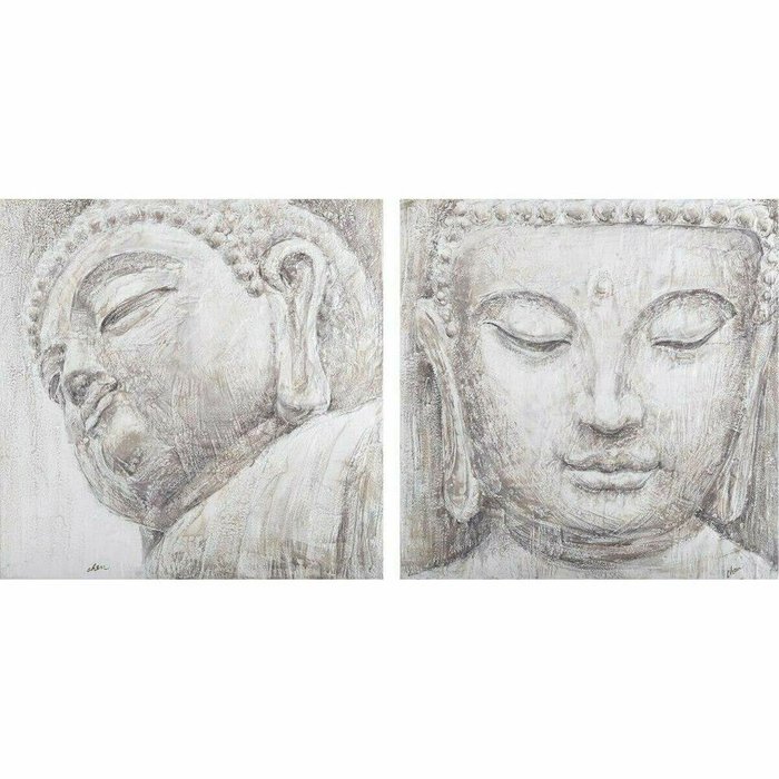 Картина Будда Восточный 80 x 3,5 x 80 cm (2 штук)