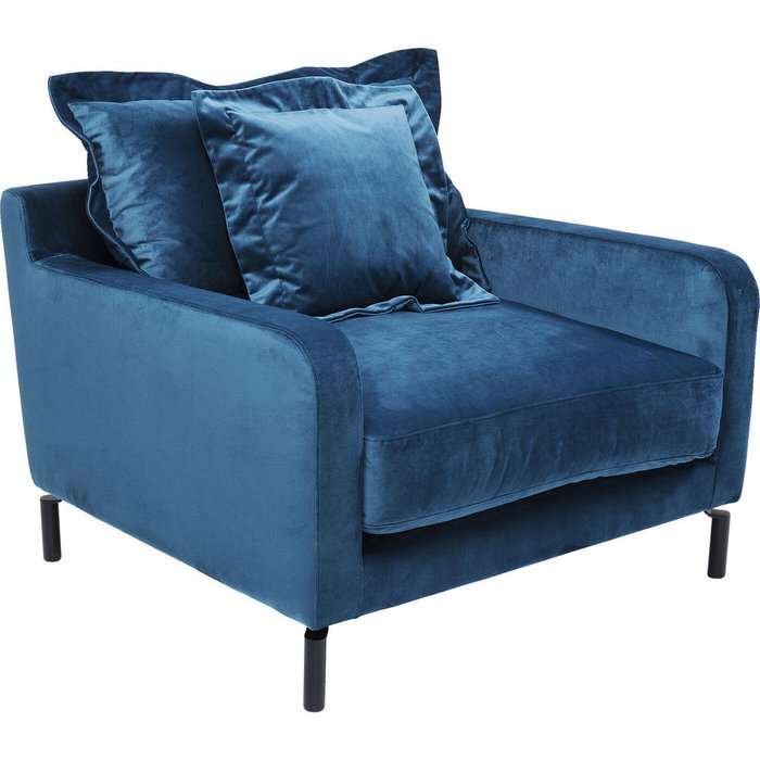 Кресло Lullaby синего цвета - лучшие Интерьерные кресла в INMYROOM