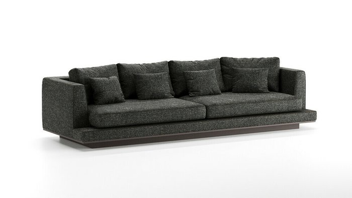 Диван Manhattan 270 серого цвета