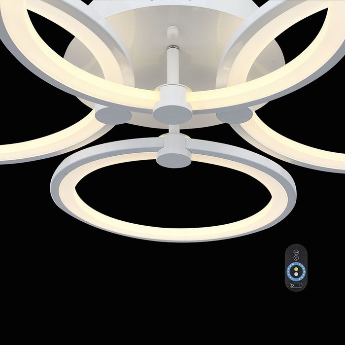 Потолочная светодиодная люстра с пультом ДУ ST Luce Twiddle Dimmer   - купить Потолочные люстры по цене 30294.0