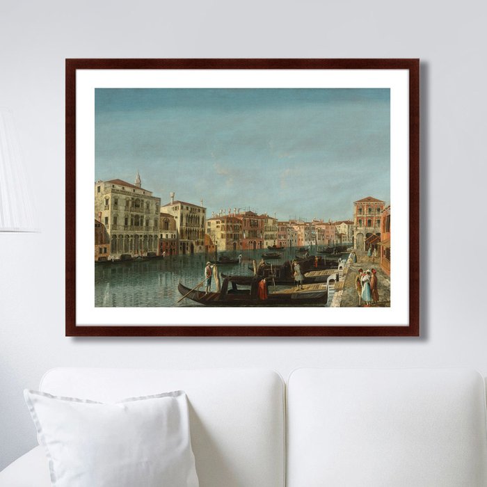 Репродукция картины View Of The Grand Canal  Venice 1732 г.