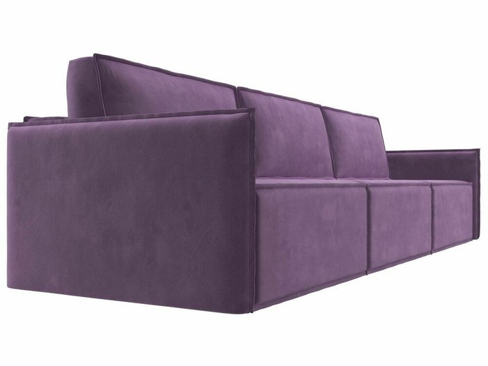 Прямой диван-кровать Либерти лонг сиреневого цвета  - лучшие Прямые диваны в INMYROOM