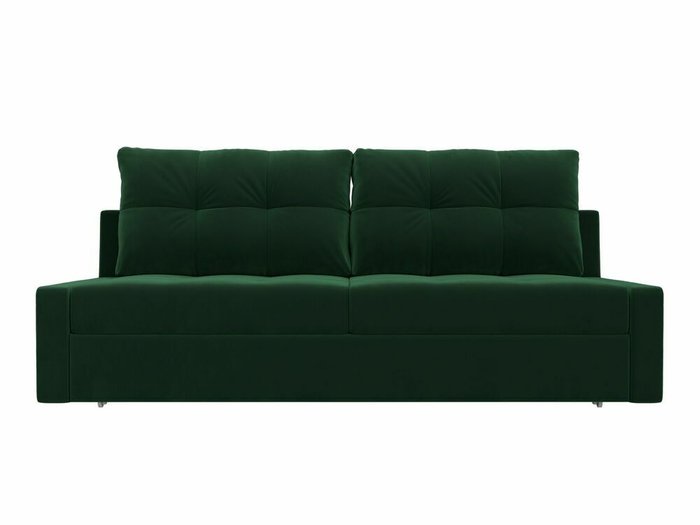 Прямой диван-кровать Мартин зеленого цвета - купить Прямые диваны по цене 41999.0