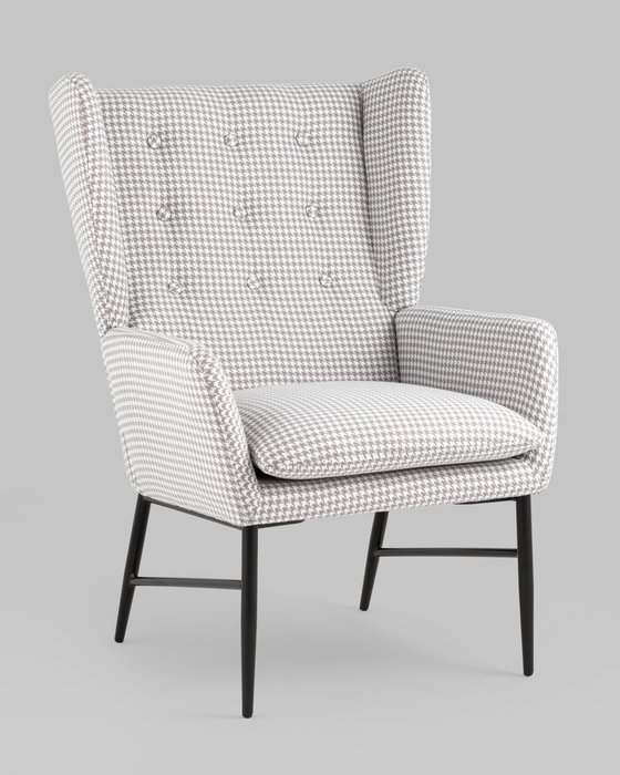 Кресло Мэйден серого цвета - купить Интерьерные кресла по цене 18790.0