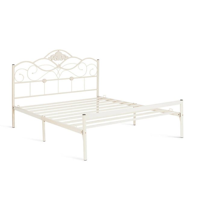 Кровать Federica 160х200 белого цвета - купить Кровати для спальни по цене 19640.0