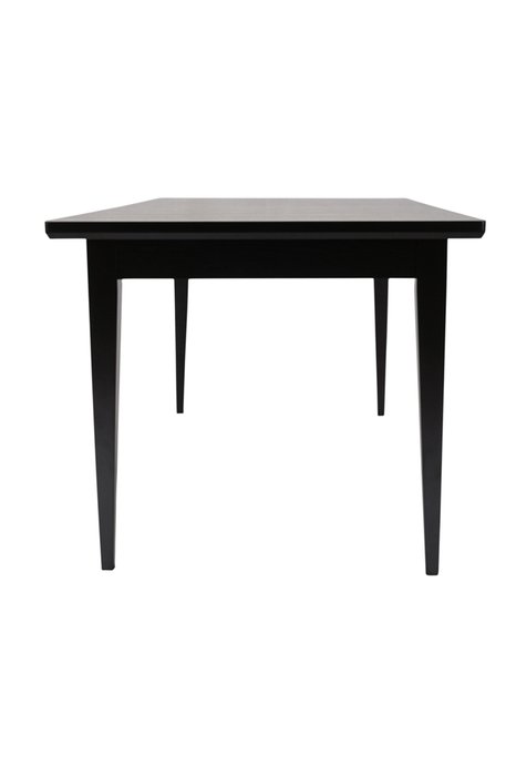 Обеденный раскладной стол Cockspur черного цвета