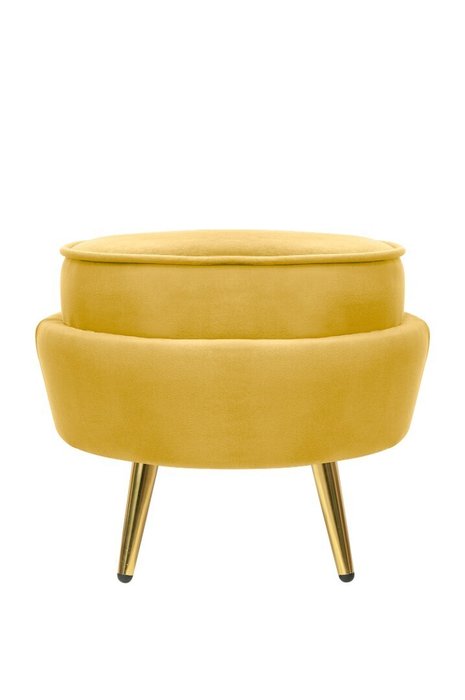 Пуф Pearl Adorn желтого цвета - купить Пуфы по цене 8500