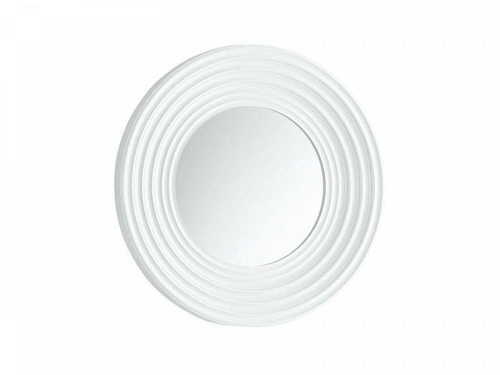 Настенное зеркало Cloud Mini в раме белого цвета  - купить Настенные зеркала по цене 8400.0
