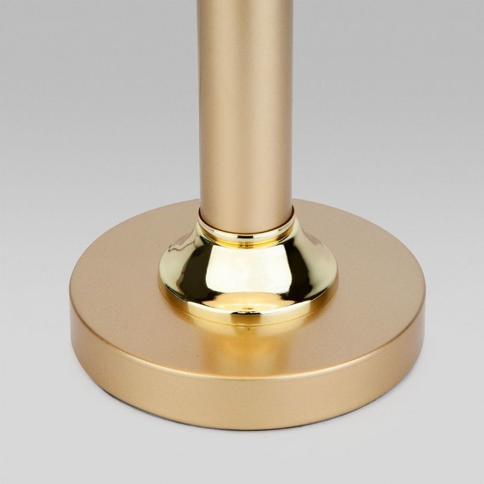 Настольная лампа с абажуром 60019/1 перламутровое золото - лучшие Настольные лампы в INMYROOM