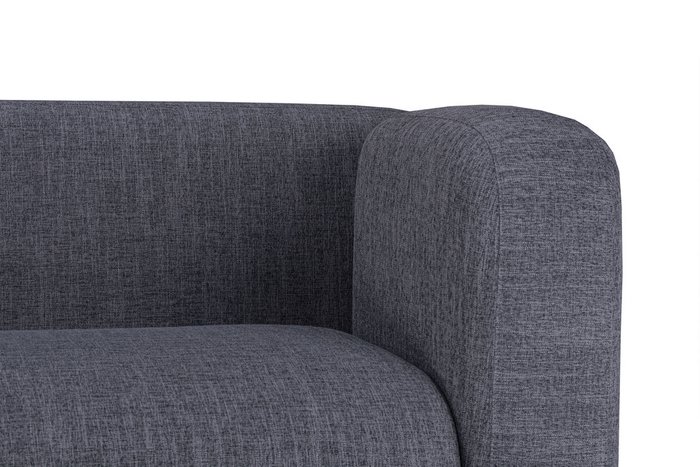 Прямой диван Квадрато Стандарт серого цвета - лучшие Прямые диваны в INMYROOM