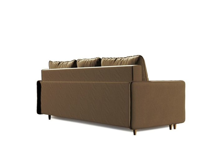 Диван-кровать Ron коричневого цвета - лучшие Прямые диваны в INMYROOM