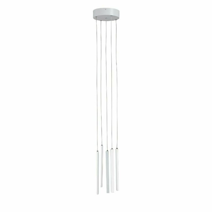 Подвесной светильник V3045-0/5S (металл, цвет белый) - лучшие Подвесные светильники в INMYROOM