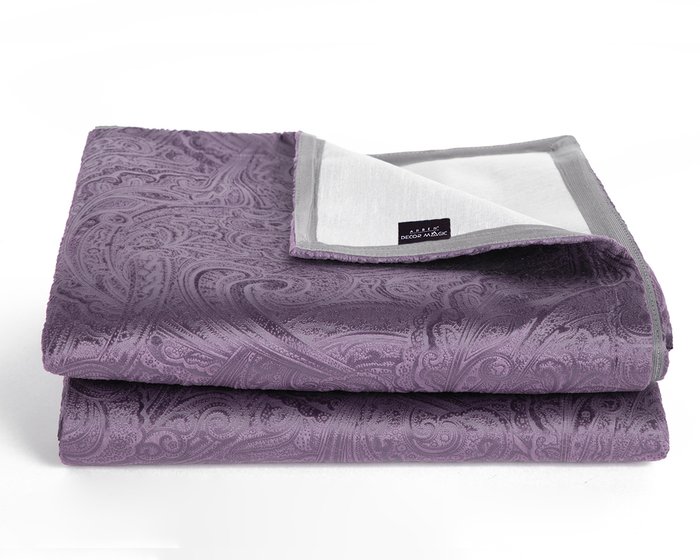 Покрывало Duo Glance Twiddle Viola 230x240 фиолетового цвета  - купить Покрывала по цене 695.0