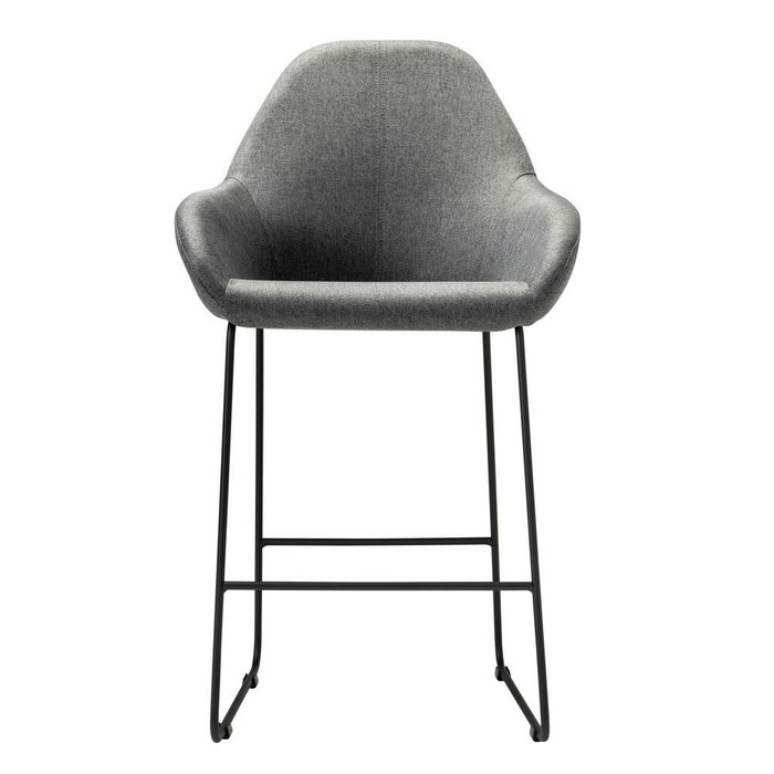 Стул полубарный Kent тёмно-серого цвета - купить Барные стулья по цене 10760.0