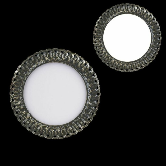 Встраиваемый светильник 53106-9.0-001RD LED6W ABN (стекло, цвет белый)