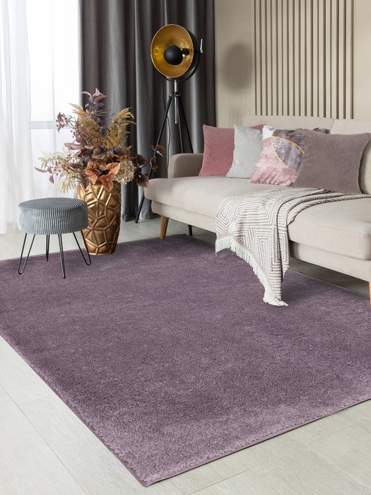 Ковер Langoria 80x150 фиолетового цвета - купить Ковры по цене 2964.0 Ковер Langoria 80x150 фиолетового цвета - купить Ковры по цене 2964.0