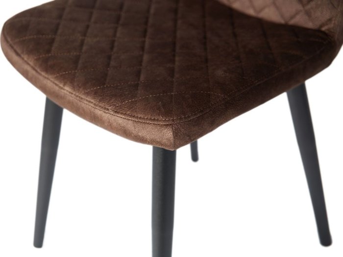 Стул Вилла темно-коричневого цвета - лучшие Обеденные стулья в INMYROOM