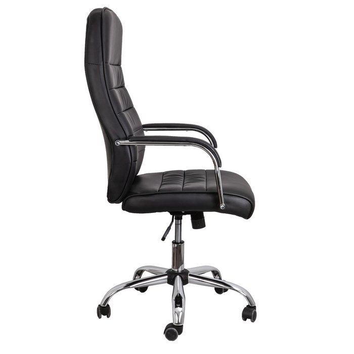 Кресло поворотное Adam черного цвета - лучшие Офисные кресла в INMYROOM