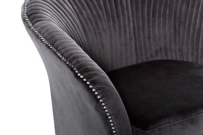 Кресло серый велюр - лучшие Интерьерные кресла в INMYROOM