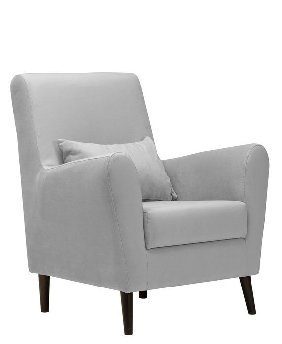 Кресло Либерти светло-серого цвета - купить Интерьерные кресла по цене 11680.0