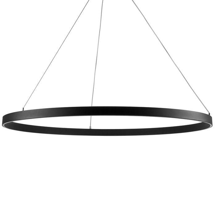Люстра SATURNO LED 75W 5800LM 70G ЧЕРНЫЙ 3000-6000K - лучшие Подвесные люстры в INMYROOM