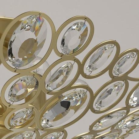 Потолочный светильник Лаура 6 с хрустальными элементами - лучшие Потолочные светильники в INMYROOM