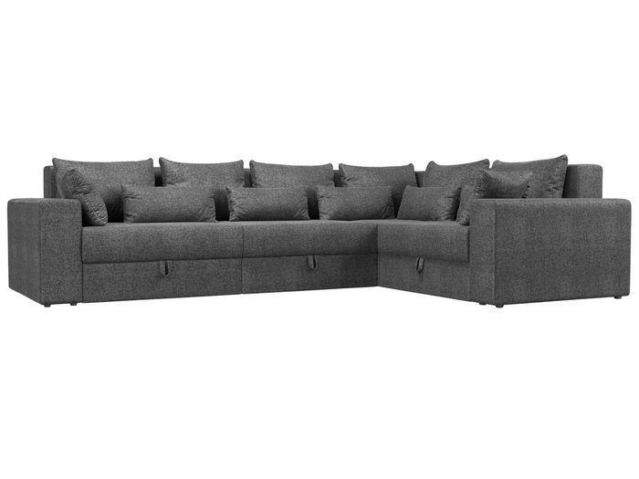 Угловой диван-кровать Мэдисон Long серого цвета