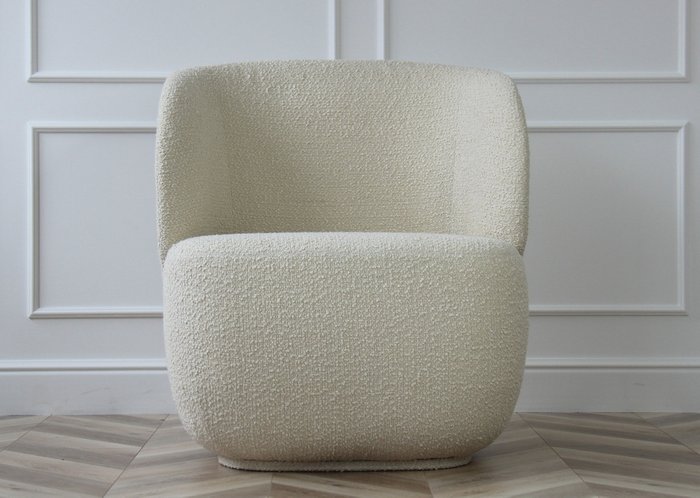Кресло E5.1 молочного цвета - лучшие Интерьерные кресла в INMYROOM