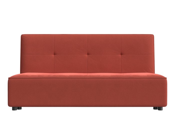 Прямой диван-кровать Зиммер кораллового цвета - купить Прямые диваны по цене 23999.0