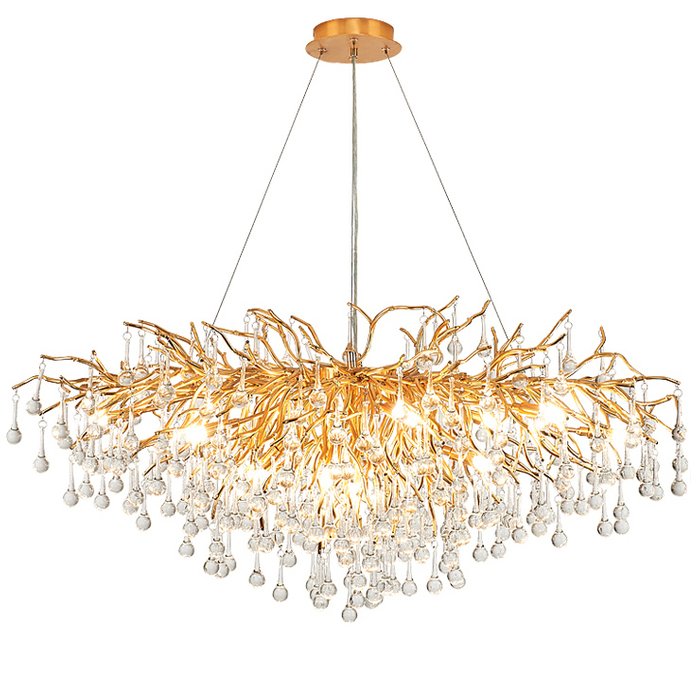 Люстра Droplet Chandelier oval L100 - лучшие Подвесные люстры в INMYROOM
